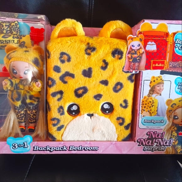 Na! Na! Na! Surprise Other - Na! Na! Na! Surprise 3-In-1 Backpack Bedroom Playset Jennel Jaguar